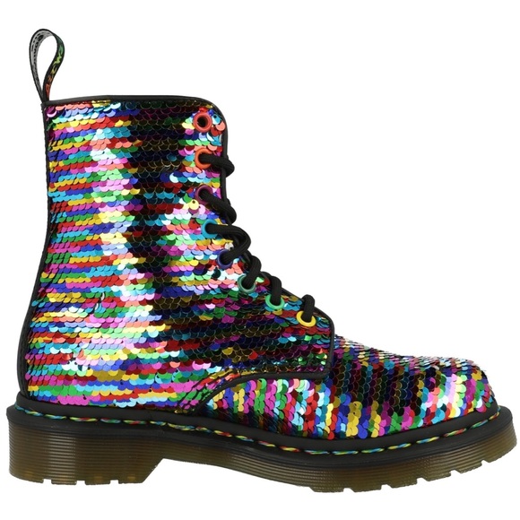 🔥 Dr MartensPascal Sequin Rainbow Sequin - Picture 5 of 16